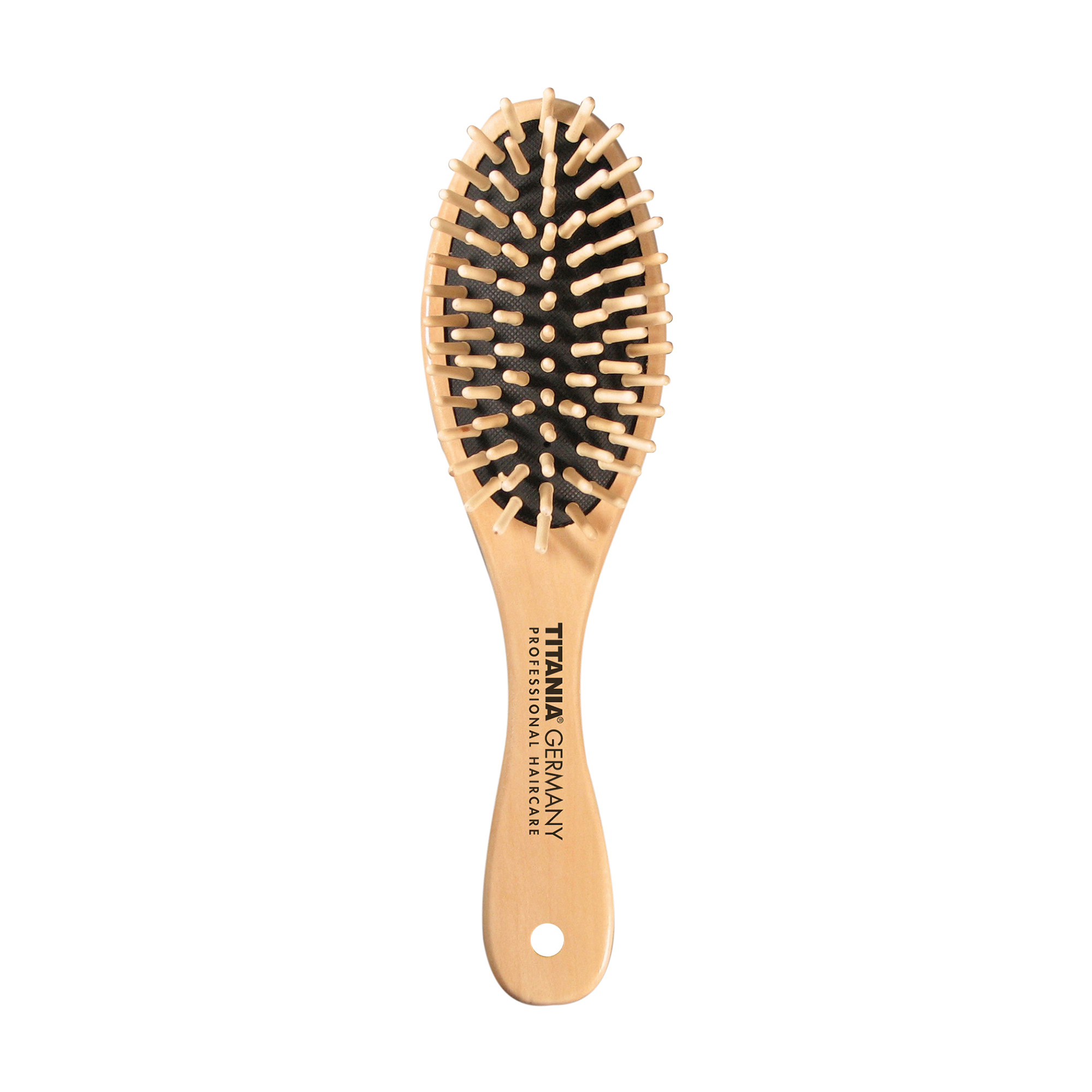 Масажна щітка для волосся Titania дерев'яна, 8 рядів (2821)